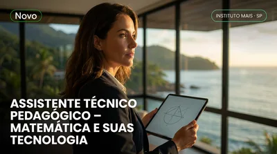Capa: ASSISTENTE TÉCNICO PEDAGÓGICO – MATEMÁTICA E SUAS TECNOLOGIAS