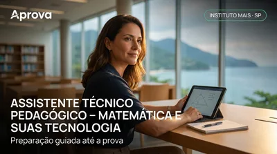 Capa: ASSISTENTE TÉCNICO PEDAGÓGICO – MATEMÁTICA E SUAS TECNOLOGIAS