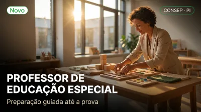Capa: PROFESSOR DE EDUCAÇÃO ESPECIAL