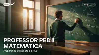 Capa: PROFESSOR PEB II MATEMÁTICA