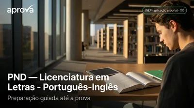 Capa: PND — Licenciatura em Letras - Português-Inglês