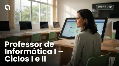 Capa: Professor de Informática I – Ciclos I e II