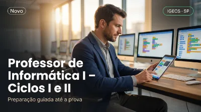 Capa: Professor de Informática I – Ciclos I e II