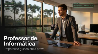 Capa: Professor de Informática