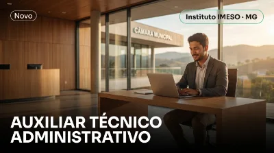 Capa: AUXILIAR TÉCNICO ADMINISTRATIVO
