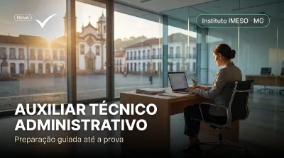 Capa: AUXILIAR TÉCNICO ADMINISTRATIVO