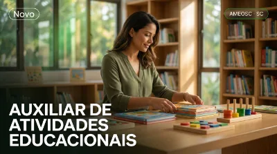 Capa: AUXILIAR DE ATIVIDADES EDUCACIONAIS