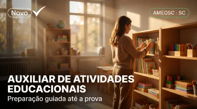 Capa: AUXILIAR DE ATIVIDADES EDUCACIONAIS