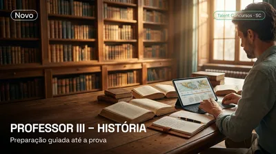 Capa: PROFESSOR III – HISTÓRIA