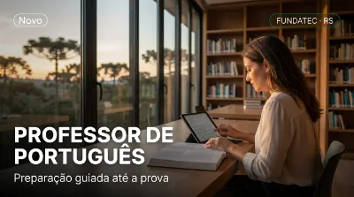Capa: PROFESSOR DE PORTUGUÊS