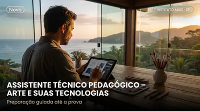 Capa: ASSISTENTE TÉCNICO PEDAGÓGICO – ARTE E SUAS TECNOLOGIAS