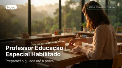 Capa: Professor Educação Especial Habilitado