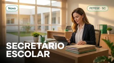 Capa: SECRETÁRIO ESCOLAR