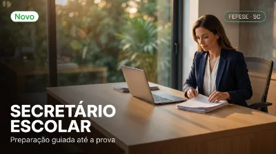 Capa: SECRETÁRIO ESCOLAR