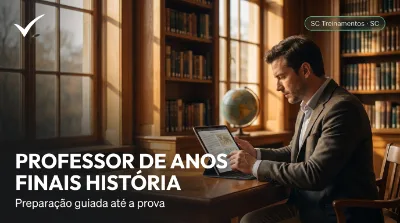 Capa: PROFESSOR DE ANOS FINAIS HISTÓRIA