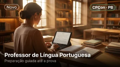 Capa: Professor de Língua Portuguesa