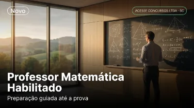 Capa: Professor Matemática Habilitado