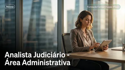 Capa: Analista Judiciário - Área Administrativa