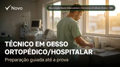 Capa: TÉCNICO EM GESSO ORTOPÉDICO/HOSPITALAR