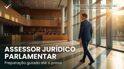 Capa: ASSESSOR JURÍDICO PARLAMENTAR