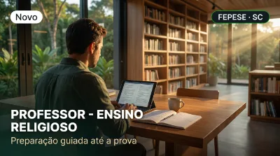 Capa: PROFESSOR - ENSINO RELIGIOSO