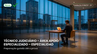 Capa: TÉCNICO JUDICIÁRIO – ÁREA APOIO ESPECIALIZADO – ESPECIALIDADE DESENVOLVIMENTO DE SISTEMAS DE INFORMAÇÃO