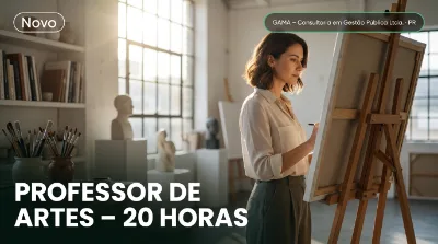 Capa: PROFESSOR DE ARTES – 20 HORAS