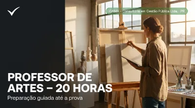 Capa: PROFESSOR DE ARTES – 20 HORAS