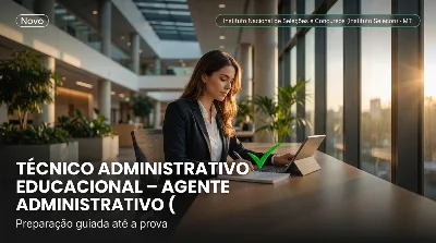 Capa: TÉCNICO ADMINISTRATIVO EDUCACIONAL – AGENTE ADMINISTRATIVO (TAE)