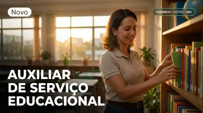Capa: AUXILIAR DE SERVIÇO EDUCACIONAL