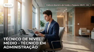 Capa: TÉCNICO DE NÍVEL MÉDIO - TÉCNICO EM ADMINISTRAÇÃO