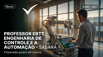 Capa: PROFESSOR EBTT - ENGENHARIA DE CONTROLE E AUTOMAÇÃO - SABARÁ