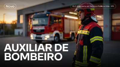 Capa: AUXILIAR DE BOMBEIRO