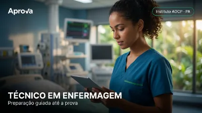 Capa: TÉCNICO EM ENFERMAGEM
