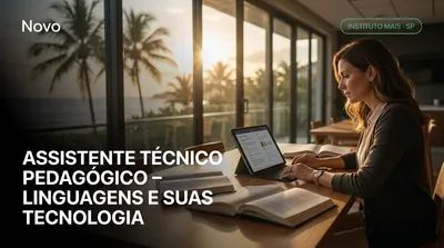 Capa: ASSISTENTE TÉCNICO PEDAGÓGICO – LINGUAGENS E SUAS TECNOLOGIAS