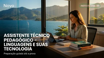 Capa: ASSISTENTE TÉCNICO PEDAGÓGICO – LINGUAGENS E SUAS TECNOLOGIAS