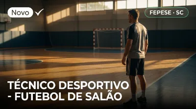 Capa: TÉCNICO DESPORTIVO - FUTEBOL DE SALÃO