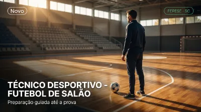 Capa: TÉCNICO DESPORTIVO - FUTEBOL DE SALÃO