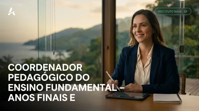 Capa: COORDENADOR PEDAGÓGICO DO ENSINO FUNDAMENTAL – ANOS FINAIS E ENSINO MÉDIO