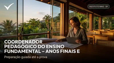 Capa: COORDENADOR PEDAGÓGICO DO ENSINO FUNDAMENTAL – ANOS FINAIS E ENSINO MÉDIO
