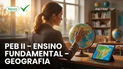 Capa: PEB II – ENSINO FUNDAMENTAL – GEOGRAFIA