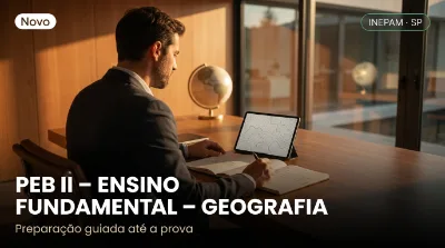 Capa: PEB II – ENSINO FUNDAMENTAL – GEOGRAFIA
