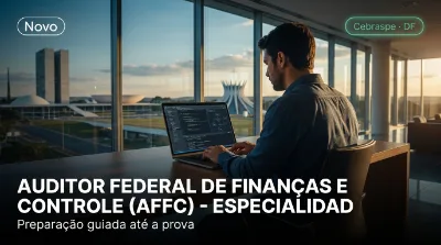 Capa: AUDITOR FEDERAL DE FINANÇAS E CONTROLE (AFFC) - ESPECIALIDADE: TECNOLOGIA DA INFORMAÇÃO - DESENVOLVIMENTO DE SISTEMAS
