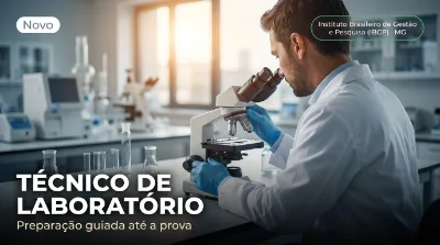 Capa: TÉCNICO DE LABORATÓRIO