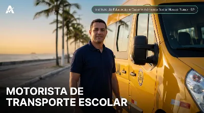 Capa: MOTORISTA DE TRANSPORTE ESCOLAR