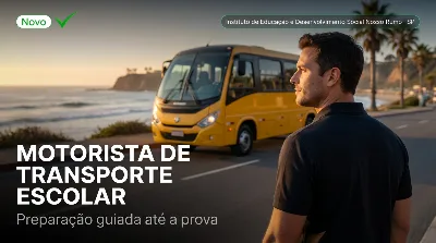 Capa: MOTORISTA DE TRANSPORTE ESCOLAR