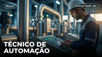 Capa: TÉCNICO DE AUTOMAÇÃO