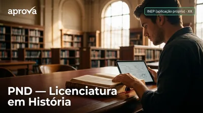 Capa: PND — Licenciatura em História