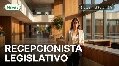 Capa: RECEPCIONISTA LEGISLATIVO