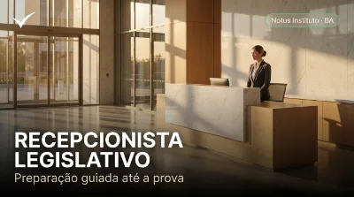 Capa: RECEPCIONISTA LEGISLATIVO